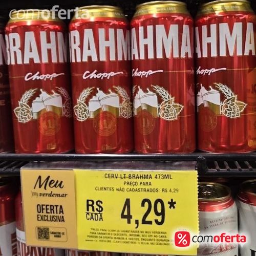Cerveja Brahma 473ml - Latão
