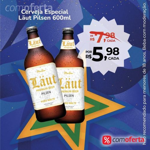 Cerveja Laut Pilsen 600ml
