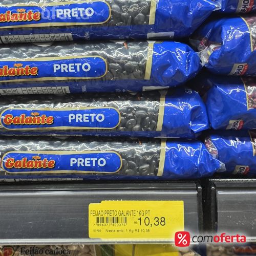Feijão Preto Galante 1 kg