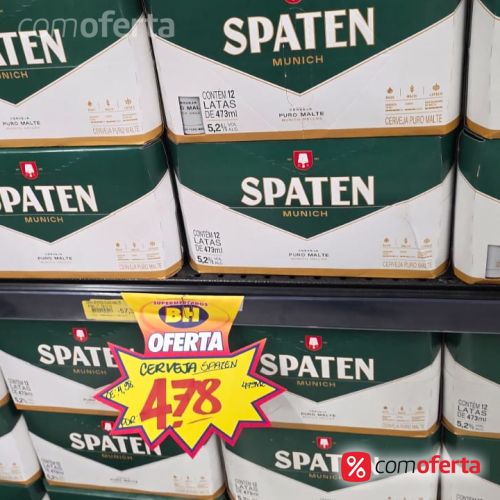 Cerveja Spaten Puro Malte Munich 473ml - Latão