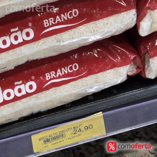 Arroz Branco Tio João Tipo 1 - 5kg