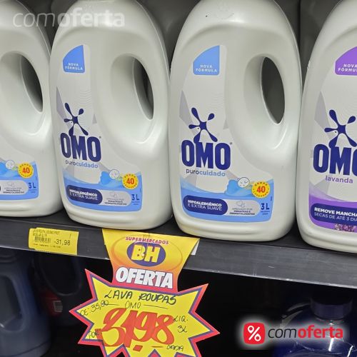 Sabão Líquido Omo Lavagem Perfeita 3L