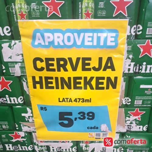 Cerveja Heineken 473ml - Latão