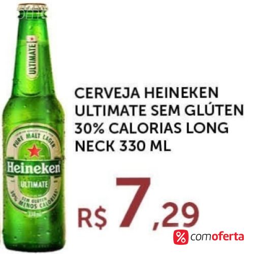 Cerveja Heineken Ultimate sem Glúten 330ml Long Neck