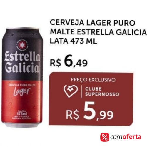 Cerveja Estrella Galicia - 473ml - Latão
