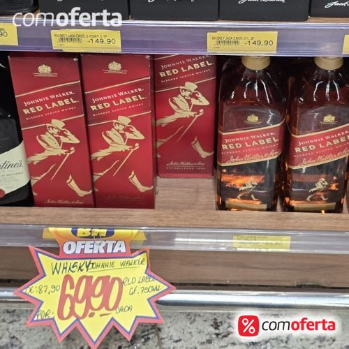 Whisky Johnnie Walker Red Label 750ml