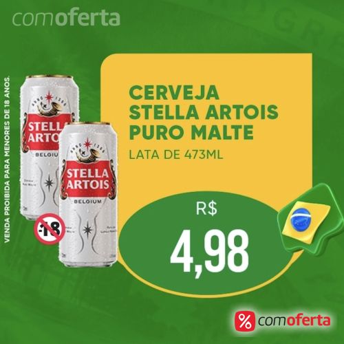 Cerveja Stella Artois 473ml - Latão