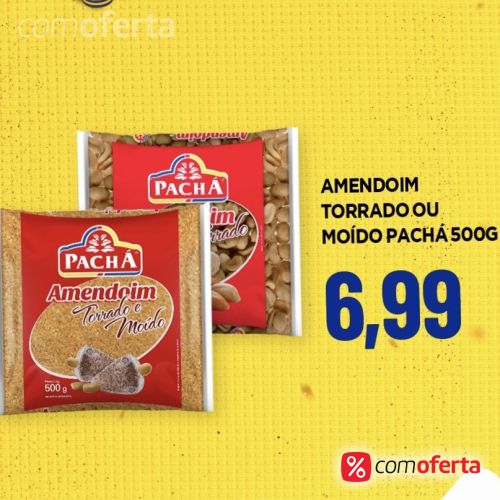 Amendoim Torrado e Moido Pachá 500G