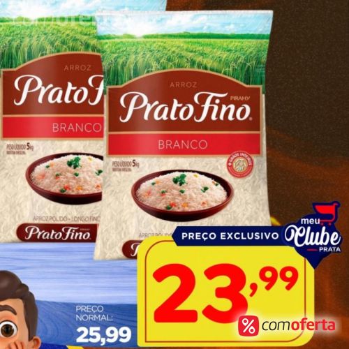 Arroz Branco Prato Fino Tipo 1 - 5kg