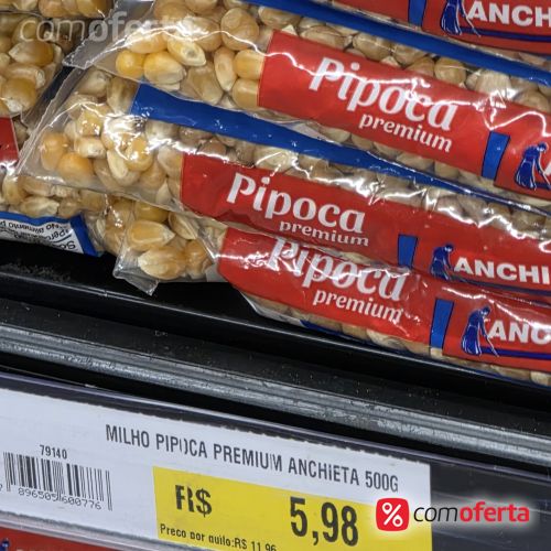 Milho para Pipoca Anchieta Premium 500g