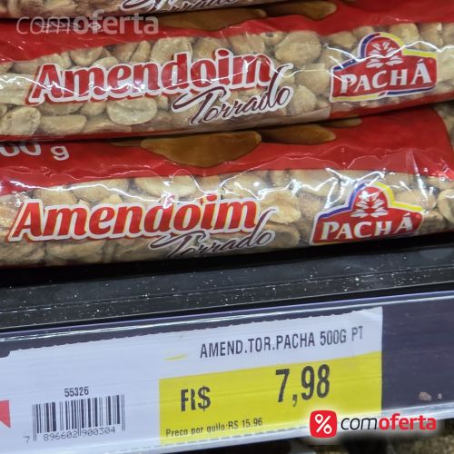 Amendoim Torrado Pachá 500g