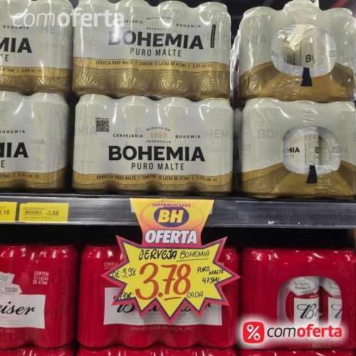 Cerveja Bohemia 473ml - Latão