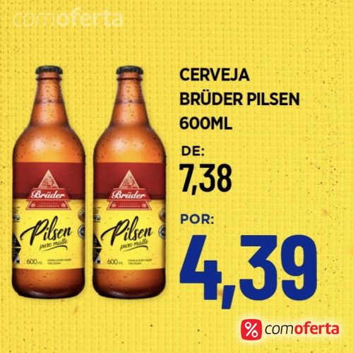 Cerveja Bruder Pilsen 600ml