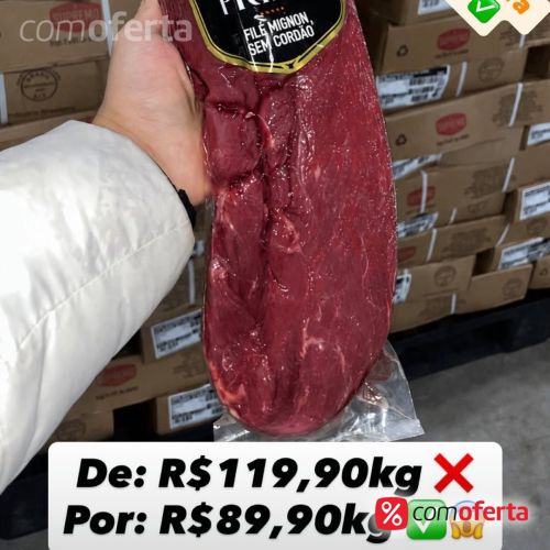 Filé Mignon Bovino Sem Cordão kg