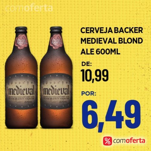 Cerveja Medieval Blond Ale - 600ml