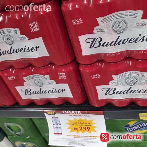 Cerveja Budweiser 473ml - Latão