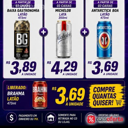 Cerveja Brahma 473ml - Latão