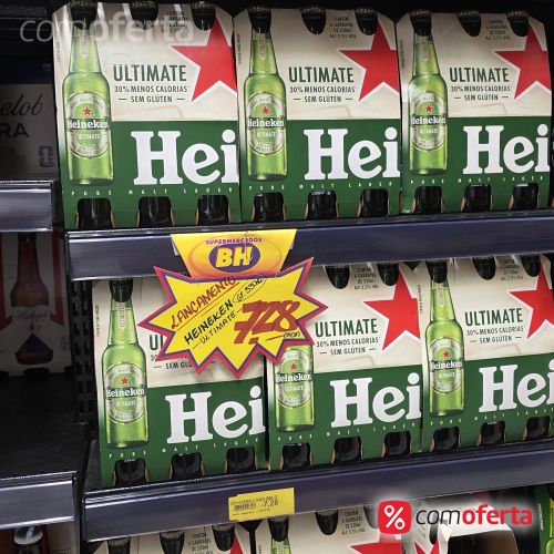 Cerveja Heineken Ultimate sem Glúten 330ml Long Neck