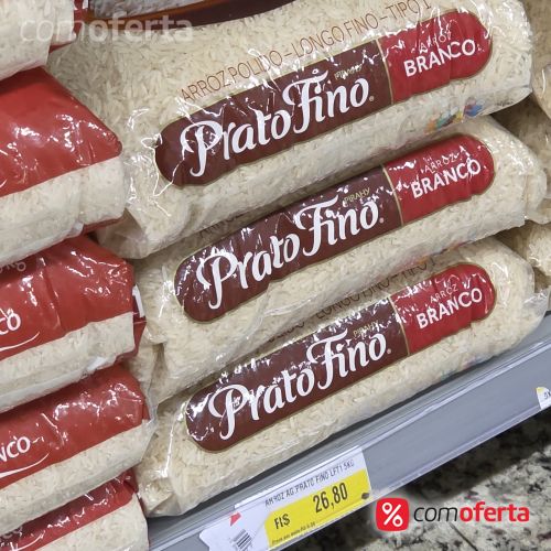 Arroz Branco Prato Fino Tipo 1 - 5kg
