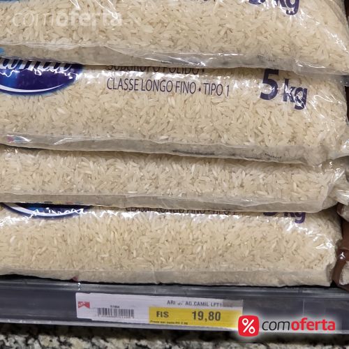 Arroz Branco Camil Tipo 1- 5kg