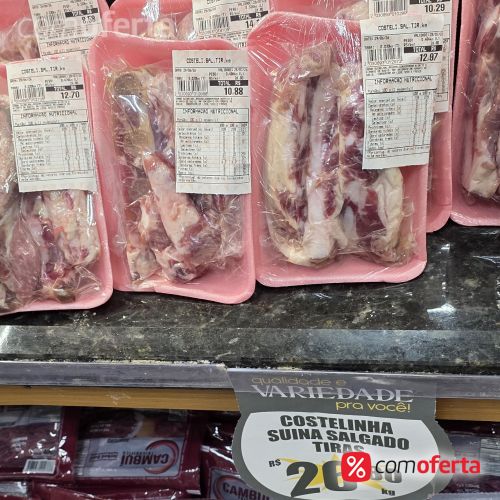 Costelinha Suína Temperada - Kg