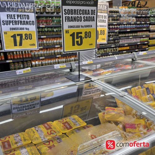 Sobrecoxa de Frango Congelada Sadia Bandeja 1kg