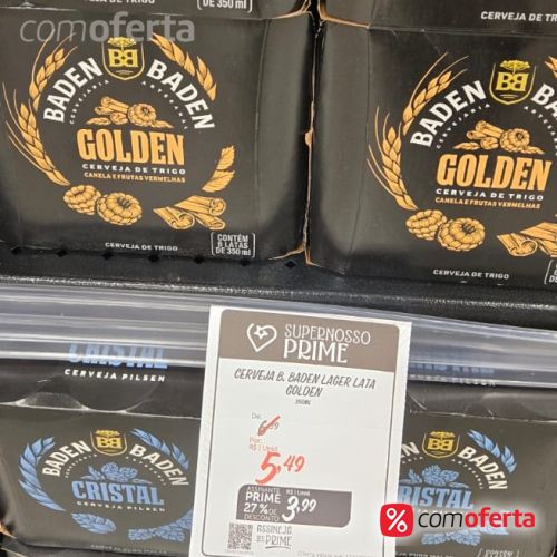 Cerveja Baden Baden Golden 350ml