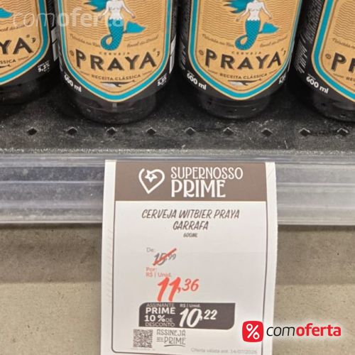 Cerveja Praya Witbier 600ml