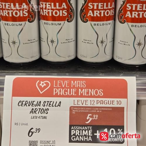 Cerveja Stella Artois 473ml - Latão