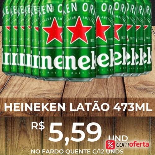 Cerveja Heineken 473ml - Latão
