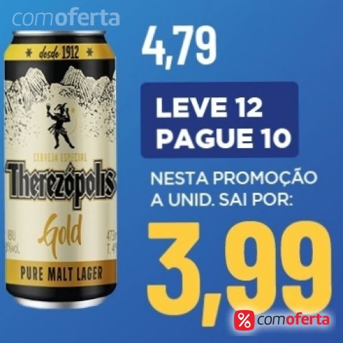Cerveja Therezópolis Gold 473ml