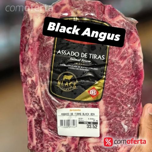 Assado Tiras Angus CaraPreta Bovino - KG