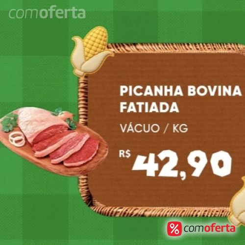 Picanha Bovina Fatiada - Kg