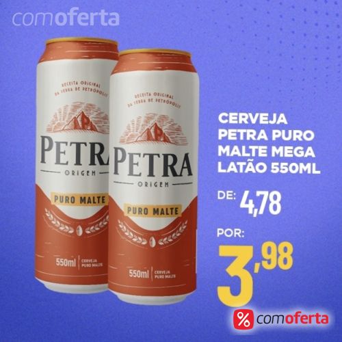 Cerveja Petra Origem Puro Malte 473ml - Latão