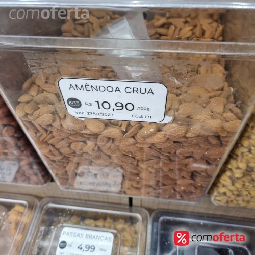 Amêndoa Sem Casca 100g