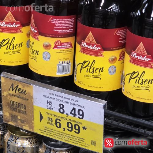 Cerveja Bruder Pilsen 600ml