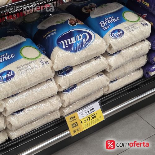 Arroz Branco Camil Tipo 1- 5kg