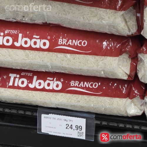 Arroz Branco Tio João Tipo 1 - 5kg