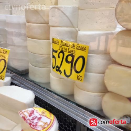 Queijo Minas Meia Cura - Kg