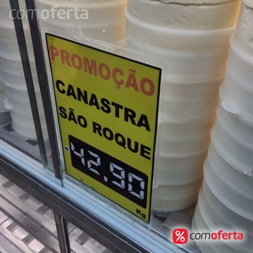 Queijo Canastra São Roque - Kg