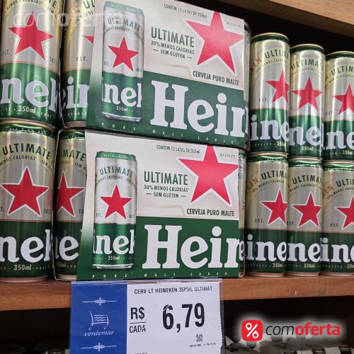 Cerveja Heineken Ultimate sem Glúten 350ml Lata
