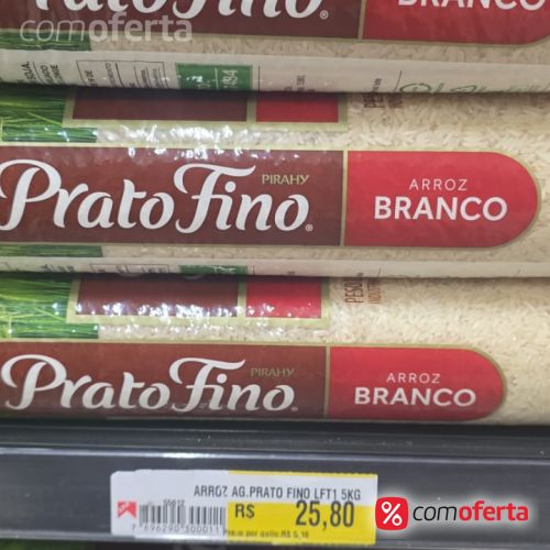Arroz Branco Prato Fino Tipo 1 - 5kg