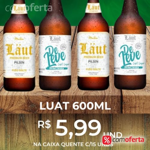 Cerveja Laut Pilsen 600ml