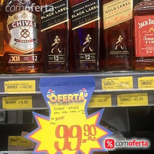 Whisky Johnnie Walker Black Label 750ml