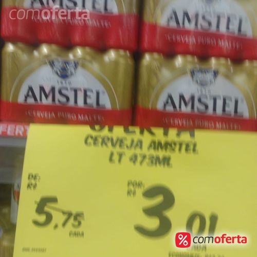 Cerveja Amstel Lager 473ml - Latão