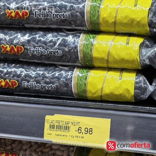 Feijão Preto Xap 1kg