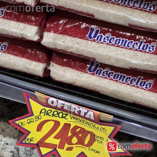 Arroz Branco Vasconcelos Tipo1 - 5Kg