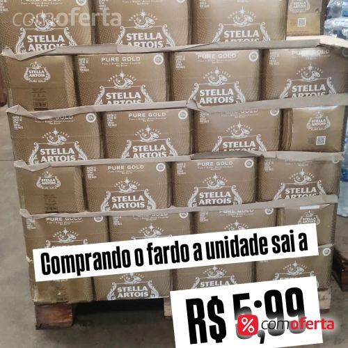 Cerveja Stella Artois Pure Gold 473ml Latão