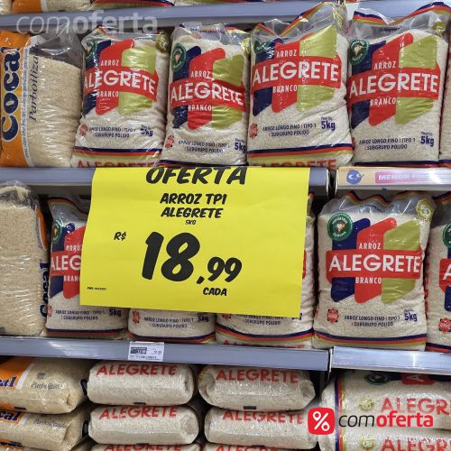 Arroz Branco Alegrete Tipo 1- 5kg