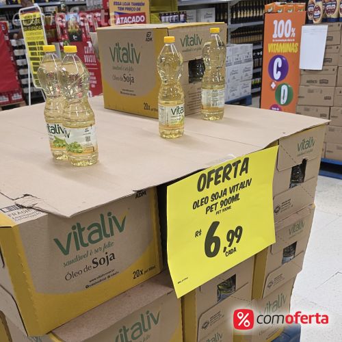 Óleo de Soja Vitaliv 900ml